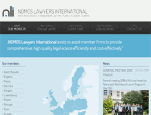 Tablet Screenshot of nomosli.eu